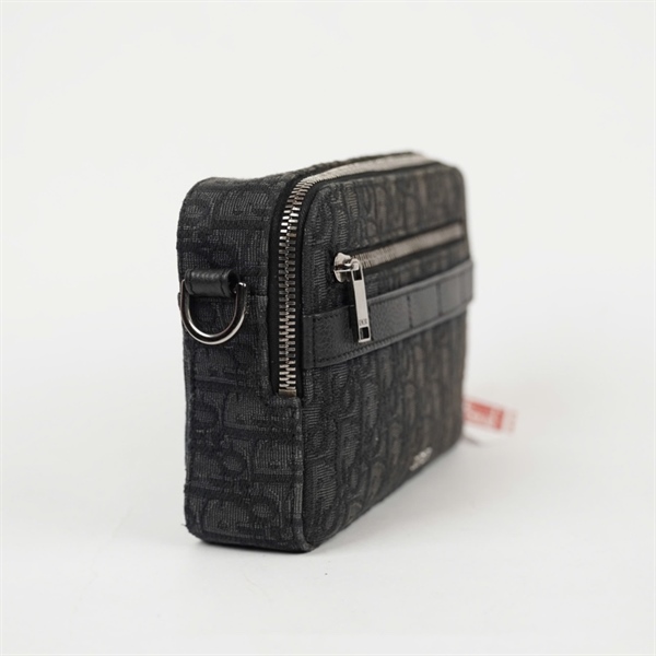 Túi Dior đeo chéo đen sz22 (PN) KG+