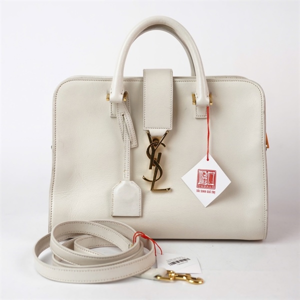 Túi YSL Handle trắng (GNR372087-1214) sz25 KG+
