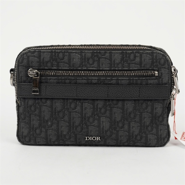 Túi Dior đeo chéo đen sz22 (PN) KG+