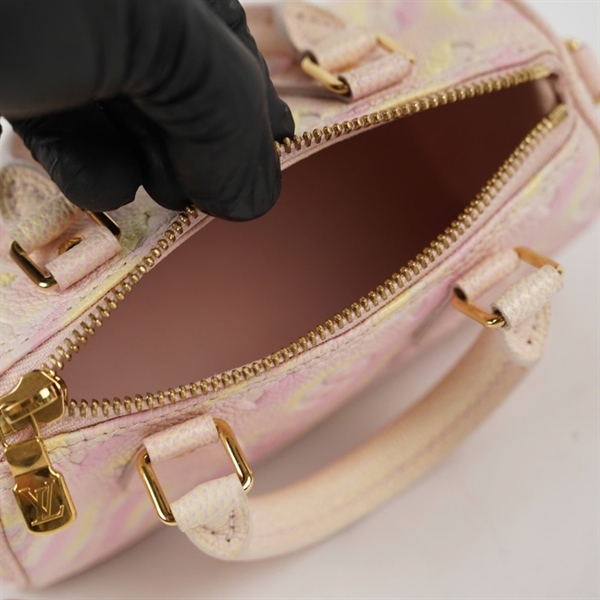 Túi LV speedy nano hồng (PN) KG+