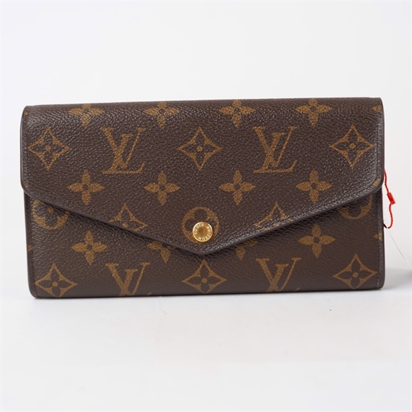 Ví LV hoa nâu nút vàng (LT) KG+