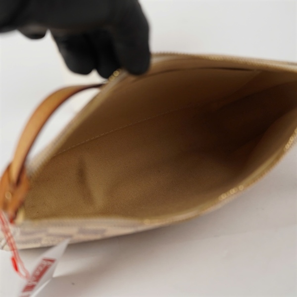 Túi LV Pochette ô vuông xám sz22 (HC)+