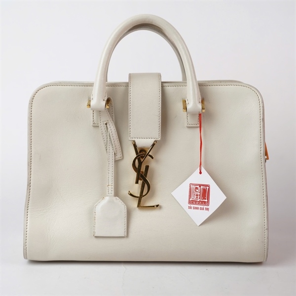 Túi YSL Handle trắng (GNR372087-1214) sz25 KG+