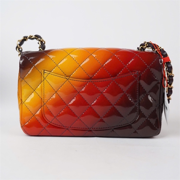 Túi Chanel Classic ombre nâu vàng (T47LALU2) sz20 +