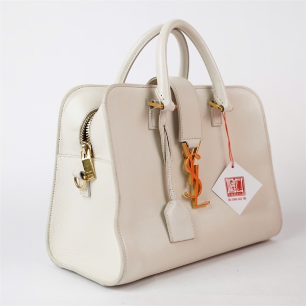 Túi YSL Handle trắng (GNR372087-1214) sz25 KG+