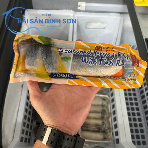 Cá Trích Ép Trứng Vị Đỏ chuẩn Sasimi