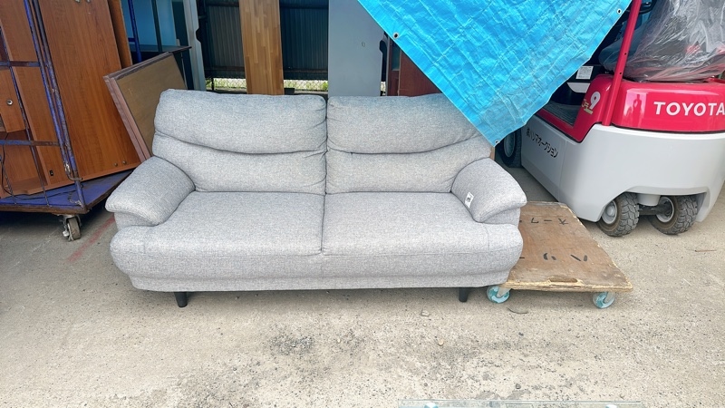 Ghế sofa 2 người xám