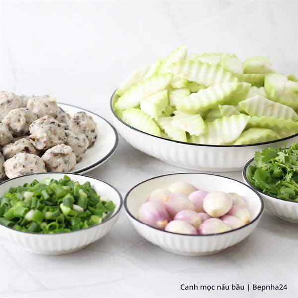 Canh mọc nấu bầu (Set)