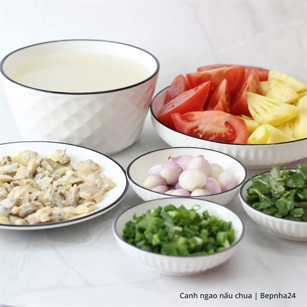 Canh ngao nấu chua (Set)
