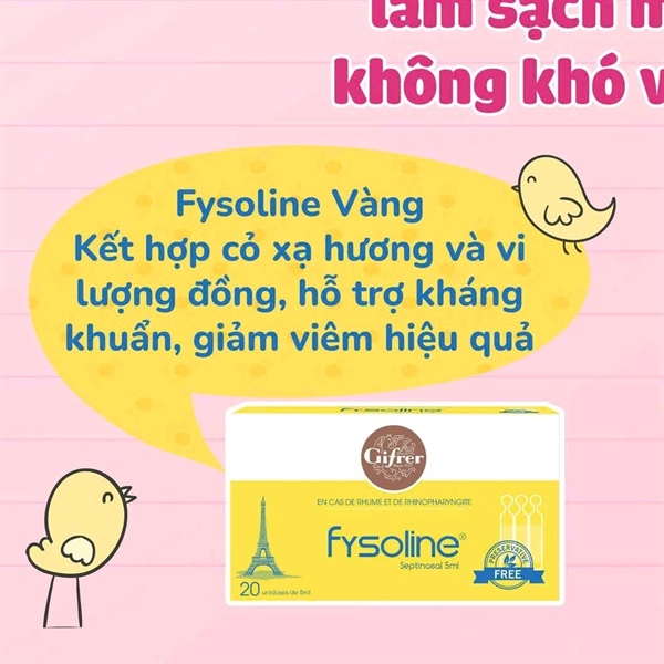 Nước muối vàng lẻ vỉ 5 ống