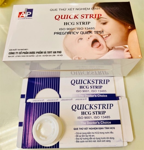 Test thử thai Quickstrip (H24 test) - An Phú