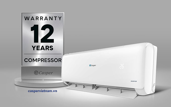 Điều hòa Casper 1 chiều inverter 12000BTU JC-12IU36 (2025)