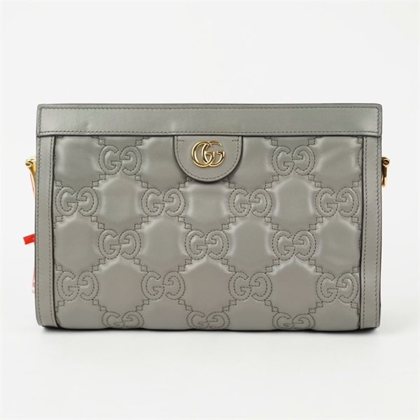 Túi GG đeo chéo xám 2 strap (G038839081) sz26 +