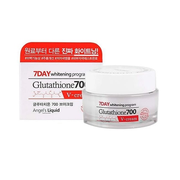 [HÀNG CÔNG TY] ANGEL'S Liquid 7Day Whitening Program Glutathione 700 V-cream Kem Dưỡng 50ml