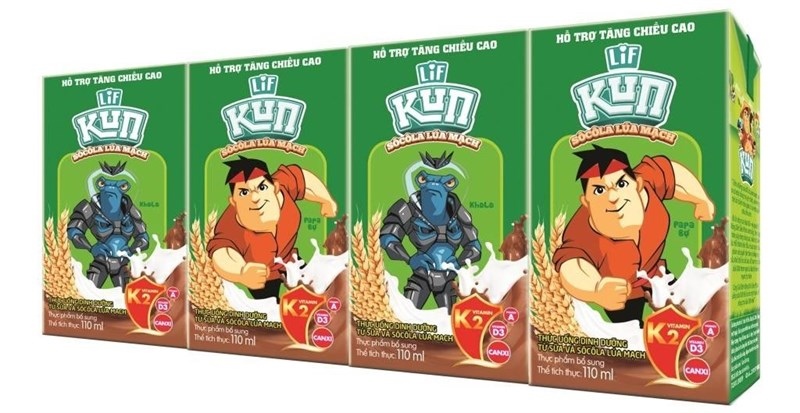 Sữa lúa mạch Kun hương socola 110ml*48