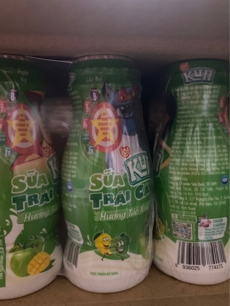 Sữa trái cây Kun hương táo xoài 85ml x 48