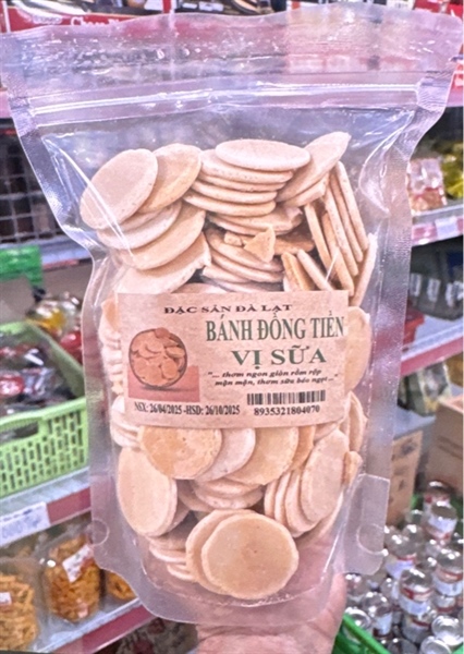 Bánh đồng tiền vị Sữa