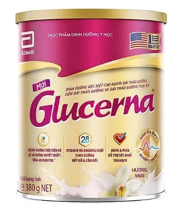 Sữa Glucerna hương Vani 380g (Thùng 24 hộp) - Abbott/Singapore