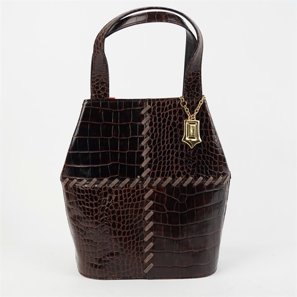 Túi YSL Handle nâu da trăn sz23 (HN) KG+