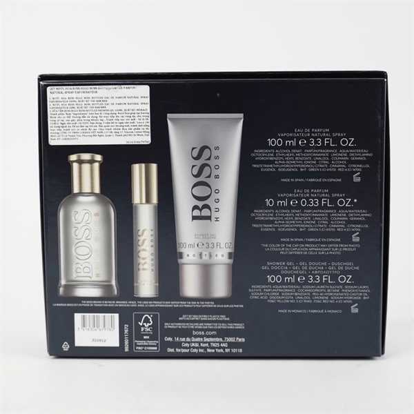 Set nước hoa Hugo Boss 3 món (No seal) (PN) KG+