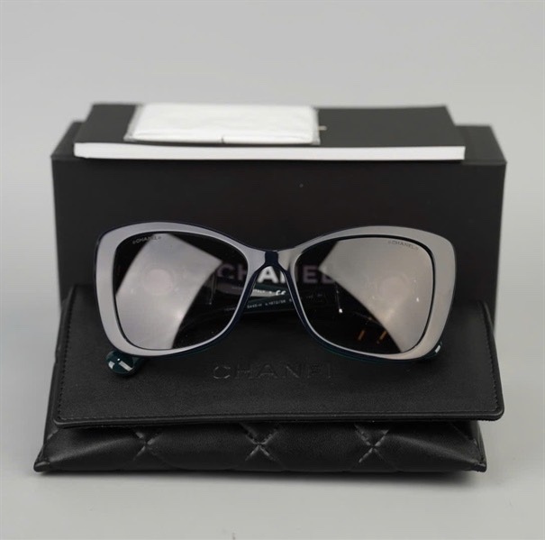 Kính Chanel xanh đen CH5445H 1672S6 (55-16-140) KG+
