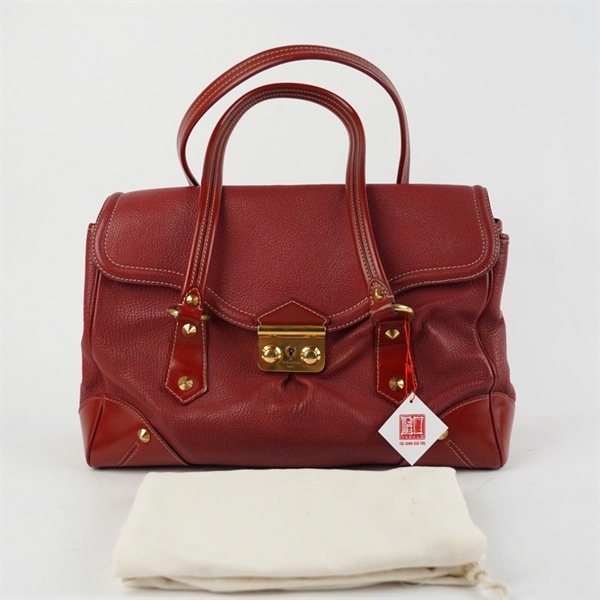 Túi LV tote đỏ sz37 (HN) KG+