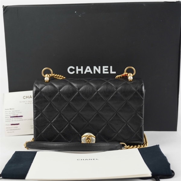 Túi Chanel Woc đen (28660289) sz23 (HN) KG+