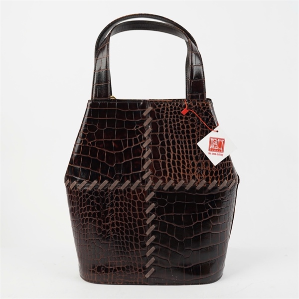 Túi YSL Handle nâu da trăn sz23 (HN) KG+