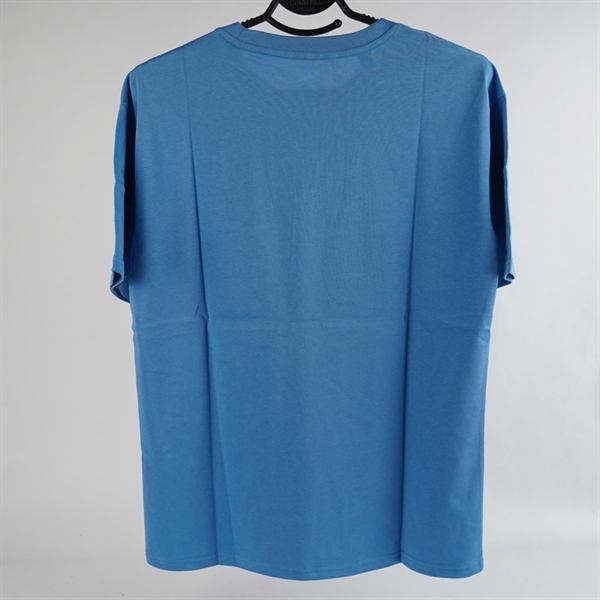 Áo thun xanh in chữ Stronger 3XL KG+