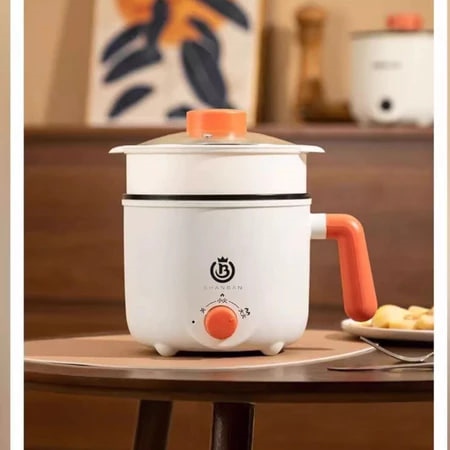 Ca Nấu Mì 1.8L Có Xửng Hấp Mẫu Mới (Thùng 24)