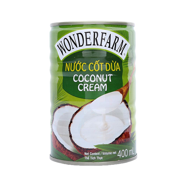 Nước Cốt Dừa Wonderfarm 400ml