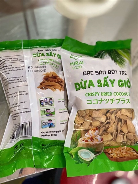 Mứt Dừa Sấy Giòn