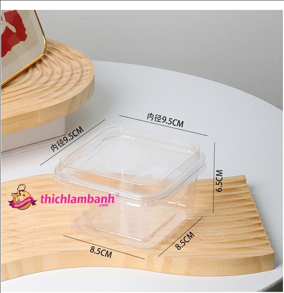 Hộp vuông nhựa JLH10-6 400ML (50 cái)