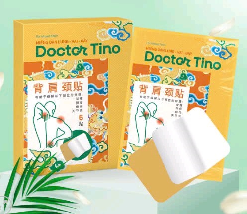Hình chữ X-Miếng dán lưng vai gáy Doctor Tino (Hộp 3 túi x 2 miếng) - Trung Quốc