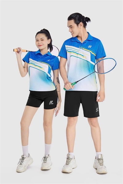 Áo cầu lông Yonex TM20 - Trắng Xanh Dương
