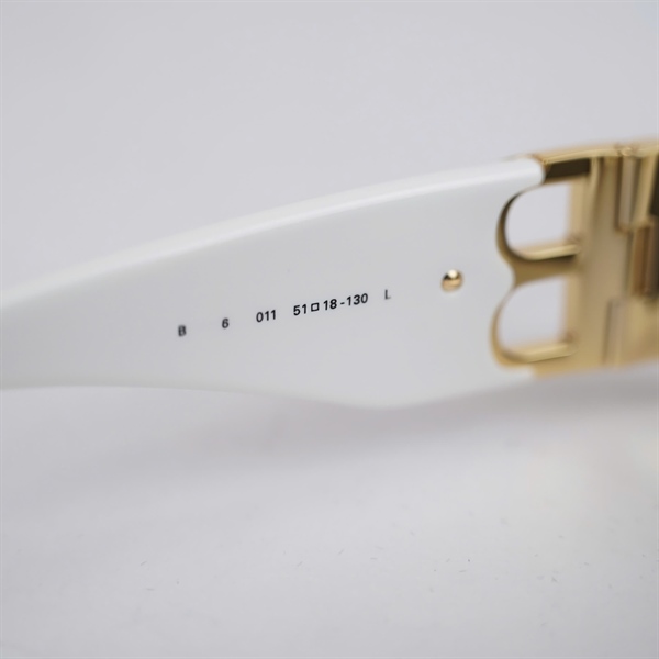 Kính Balenciaga trắng BB0096S 011 (51-18-130) KG+