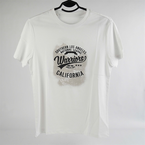 Áo thun trắng in chữ California 2XL KG+