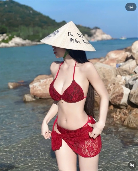 BIKINI 3M HOTTREND THIẾT KẾ REN - M ĐỎ