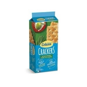 Bánh Cracker lá Hương thảo và dầu ô liu Colussi 250g