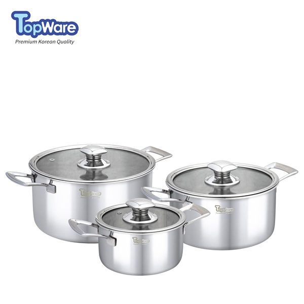 BỘ NỒI INOX 3 LỚP ĐÚC LIỀN TOPWARE