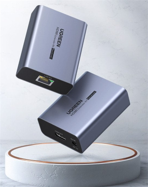 Bộ kéo dài HDMI-LAN 40m 4K@30Hz/ 70m 1080@60Hz Ugreen 20519 cao cấp (1Y)