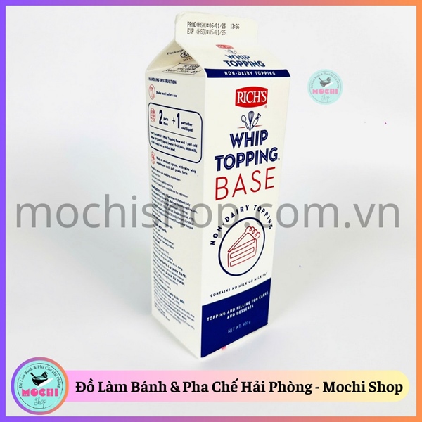 Kem Whip Topping Base Rich 1kg