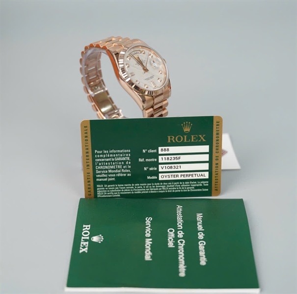 Đồng hồ Rolex hồng (118235F) (HC) KG+