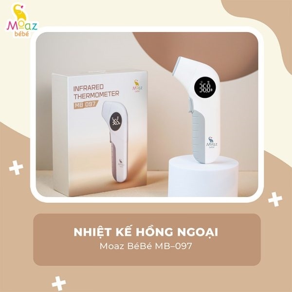 Nhiệt kế hồng ngoại mb-097 moazbebe