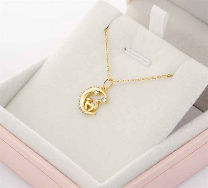 14-365 Dây chuyền vàng nữ 14k