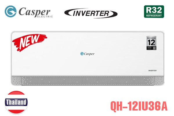 Điều hòa Casper inverter 12000BTU 2 chiều QH-12IU36A (2025)