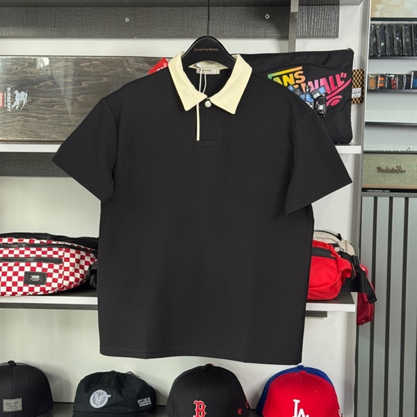 PL YEY 8104 NÚT BẤM LINE CỔ VẢI GÂN - ĐEN