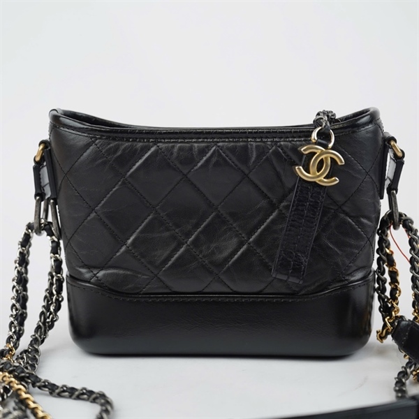 Túi Chanel Gab đen (25498149) sz20 (LT) KG+