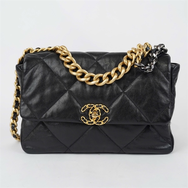 Túi Chanel C19 đen (29773943) sz30 KG+