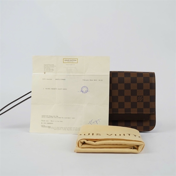 Túi LV Clutch ô vuông nâu (SN4172) sz24 (LT)+